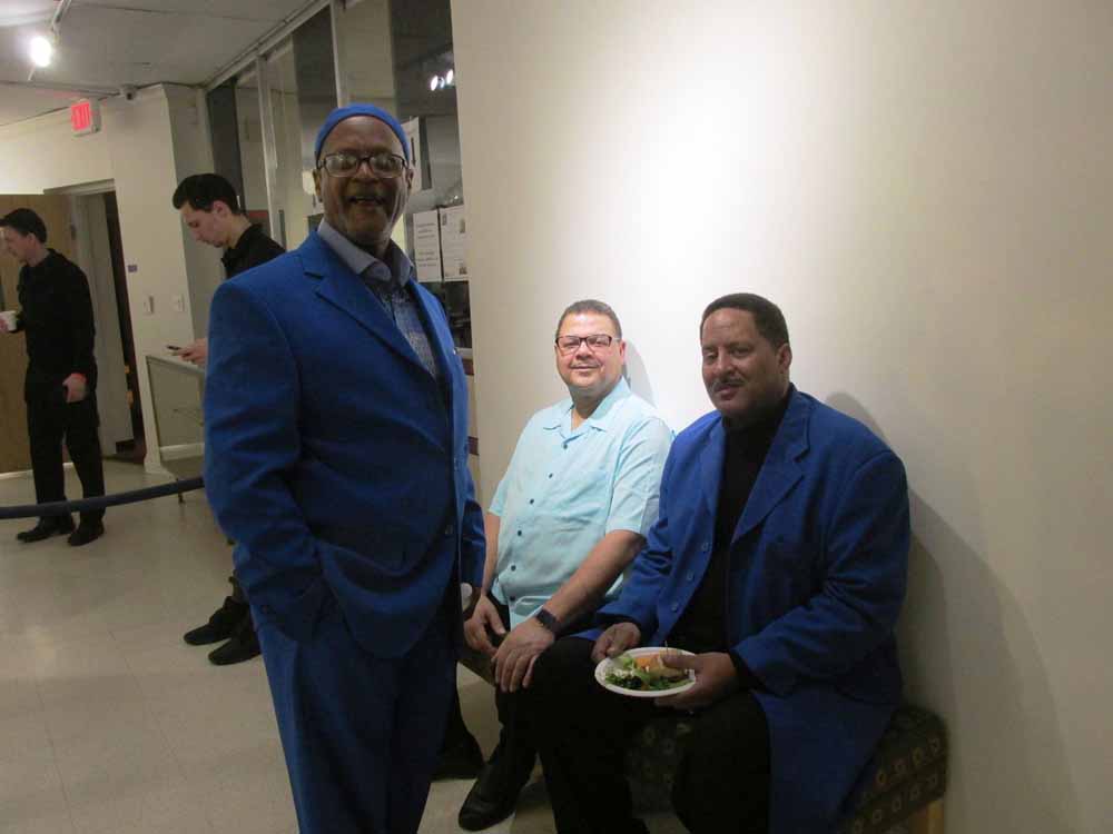 James Phillips, Ron Silva, William Nix of Quiet Storm, backstage.  Photo by John Bishop.