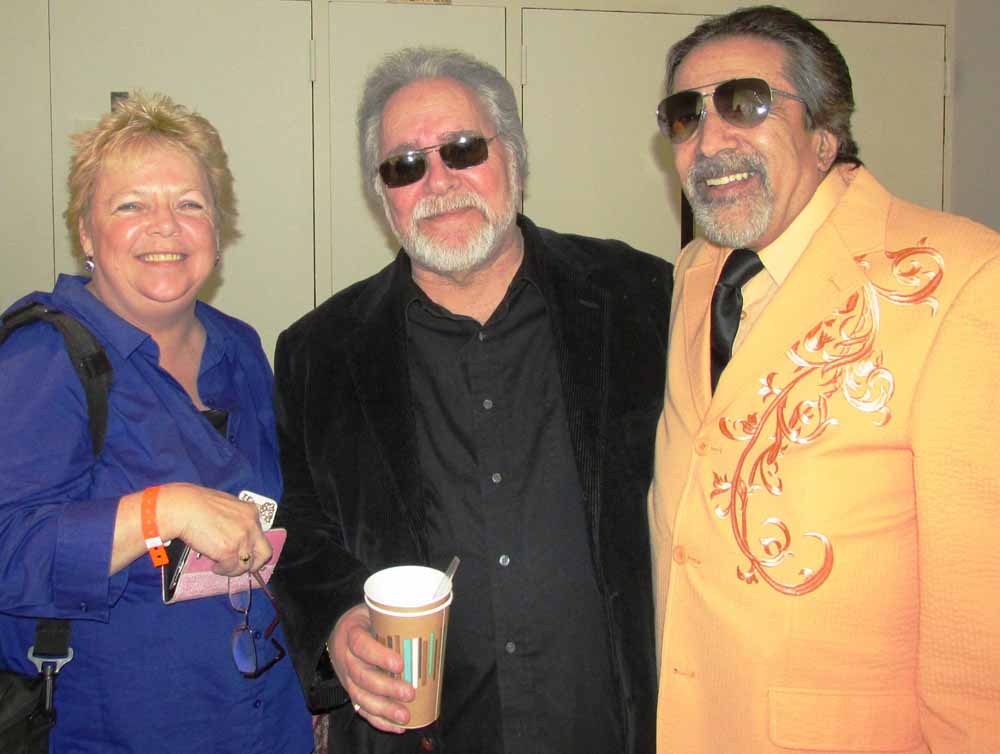 Larry Chance with Frankie Lafaro (Frankie & Fashions and fiance Betsy.  Phoro by John Bishop.