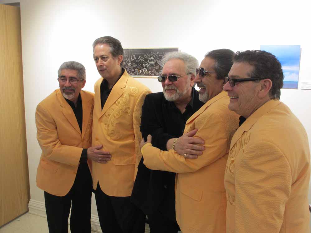 Larry Chance with Frankie & the Fashions.  Photo by Classic Urban Harmony.