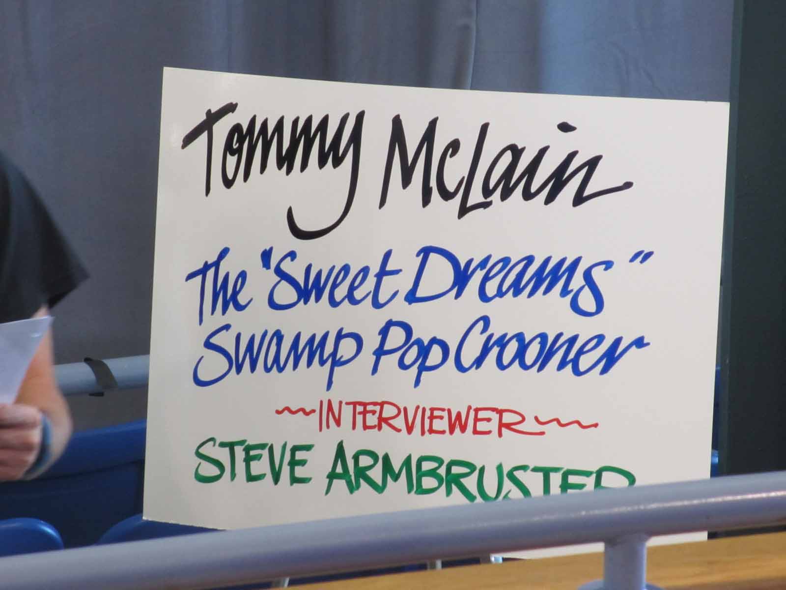 Tommy McLain interview