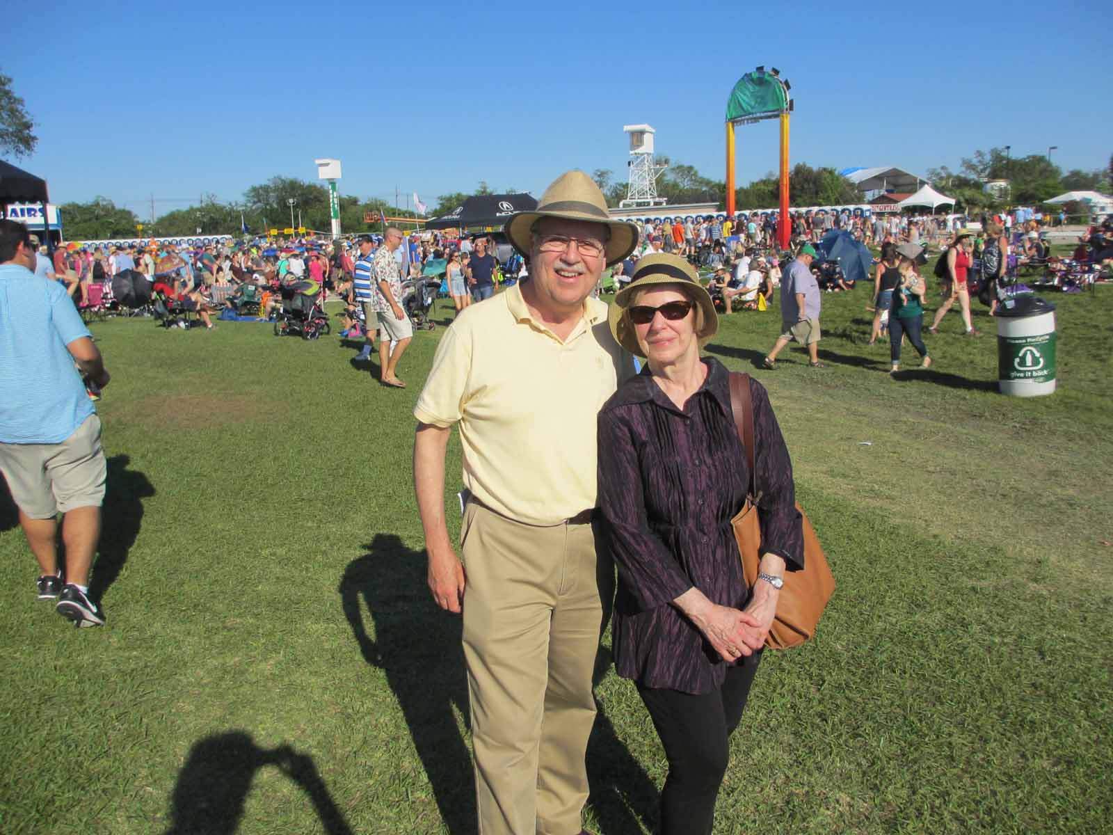 Pam & Charlie at Jazz Fest 2016