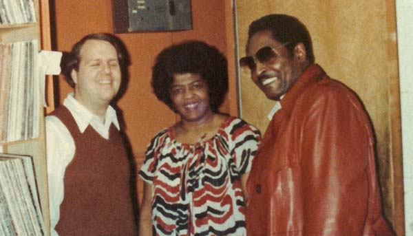 Charlie with Yvonne Baker and Alphonso Howell (Sensations) at Charlie's WXPN radio show