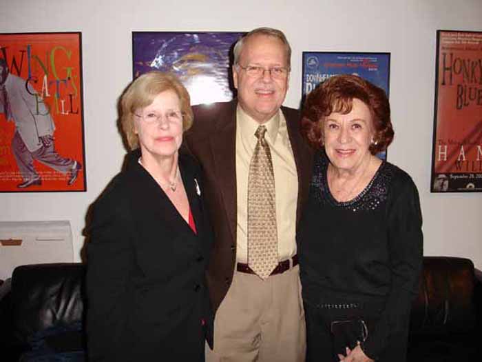 Pam & Charlie with Deborah Chessler, songwriter, manager and mentor of the Orioles, at the Rock & Roll Hall of Fame, 2009