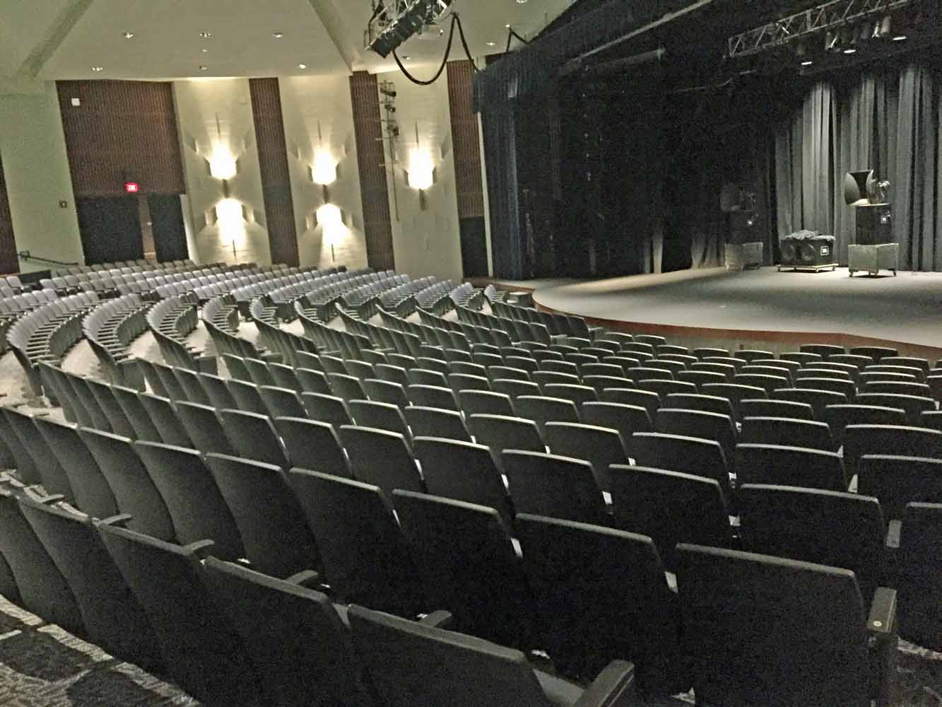 Pollak Theatre before crowds arrive